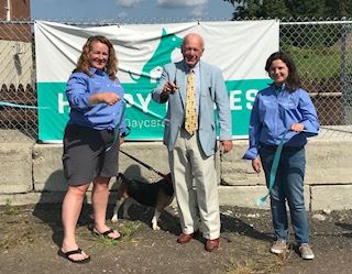 Happy Homes dog daycare ribbon cutting event