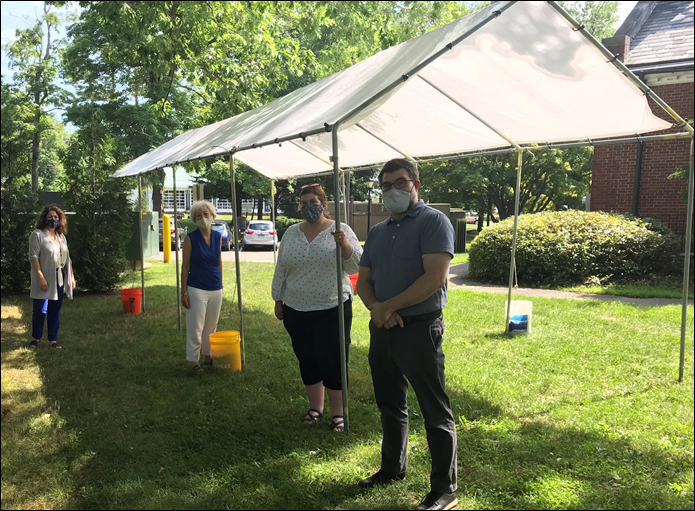 Canopy for outdoor programming