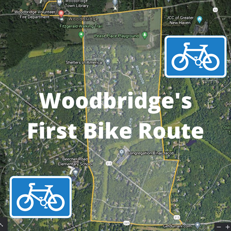 Woodbridge bike route map