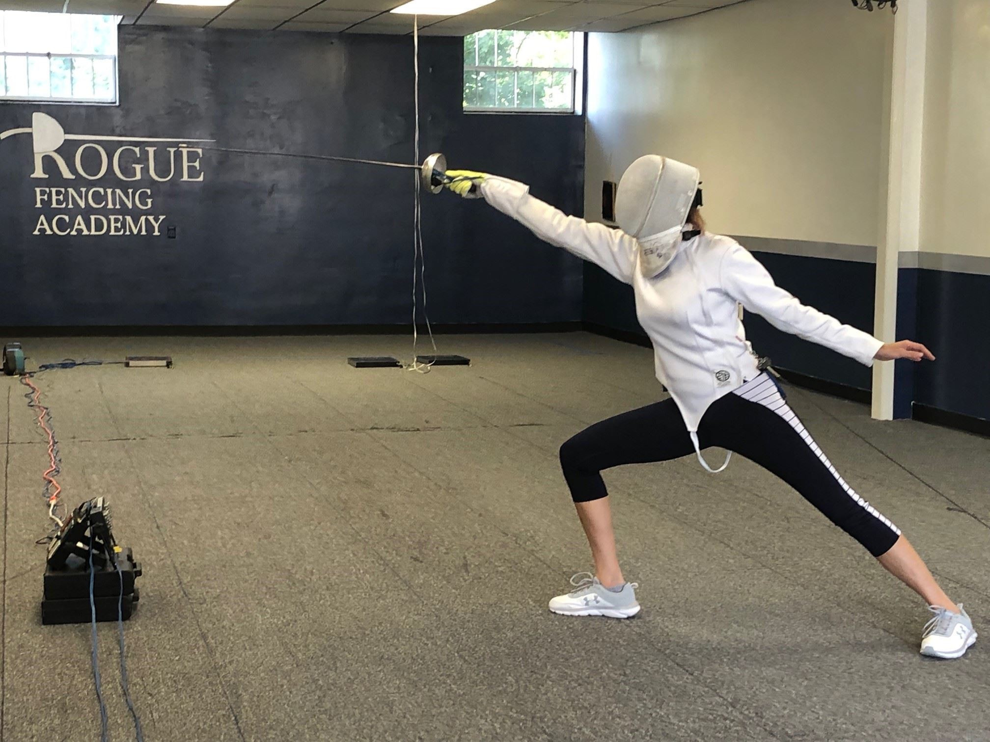 Sandra Marchant fencing 1