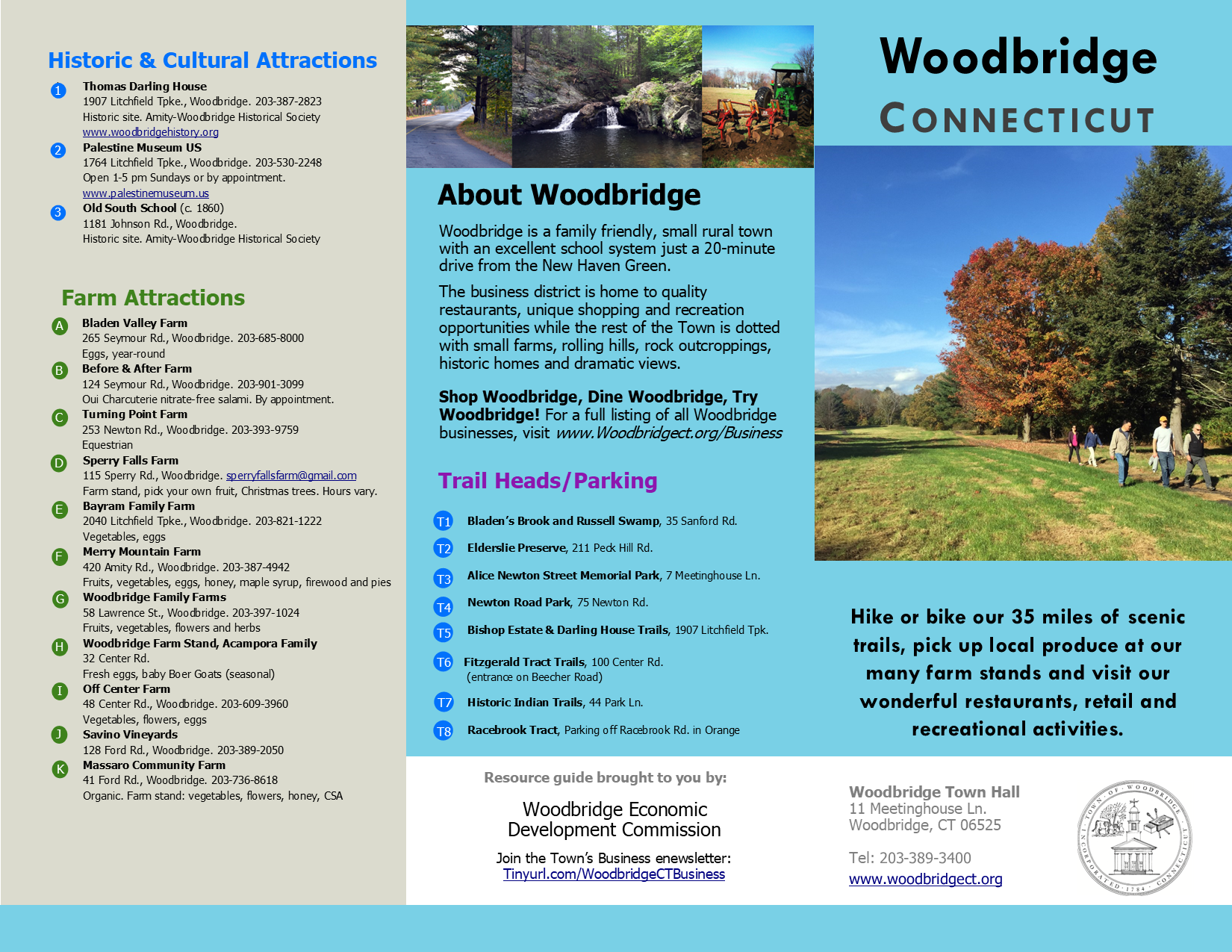 Image of Woodbridge Retail, Trails and Agriculture Brochure