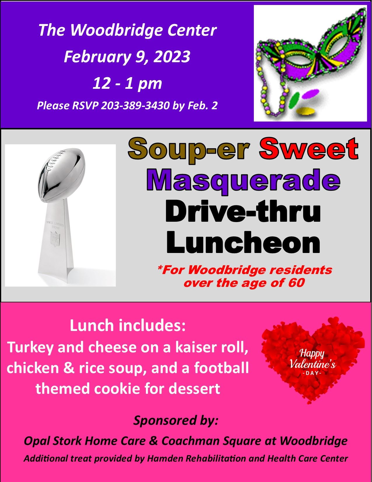 02 2023 Soup-er Sweet Masquerade Drive-thru luncheon