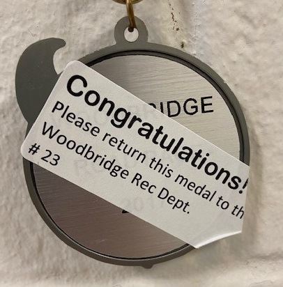 WRD Scavenger hunt medal