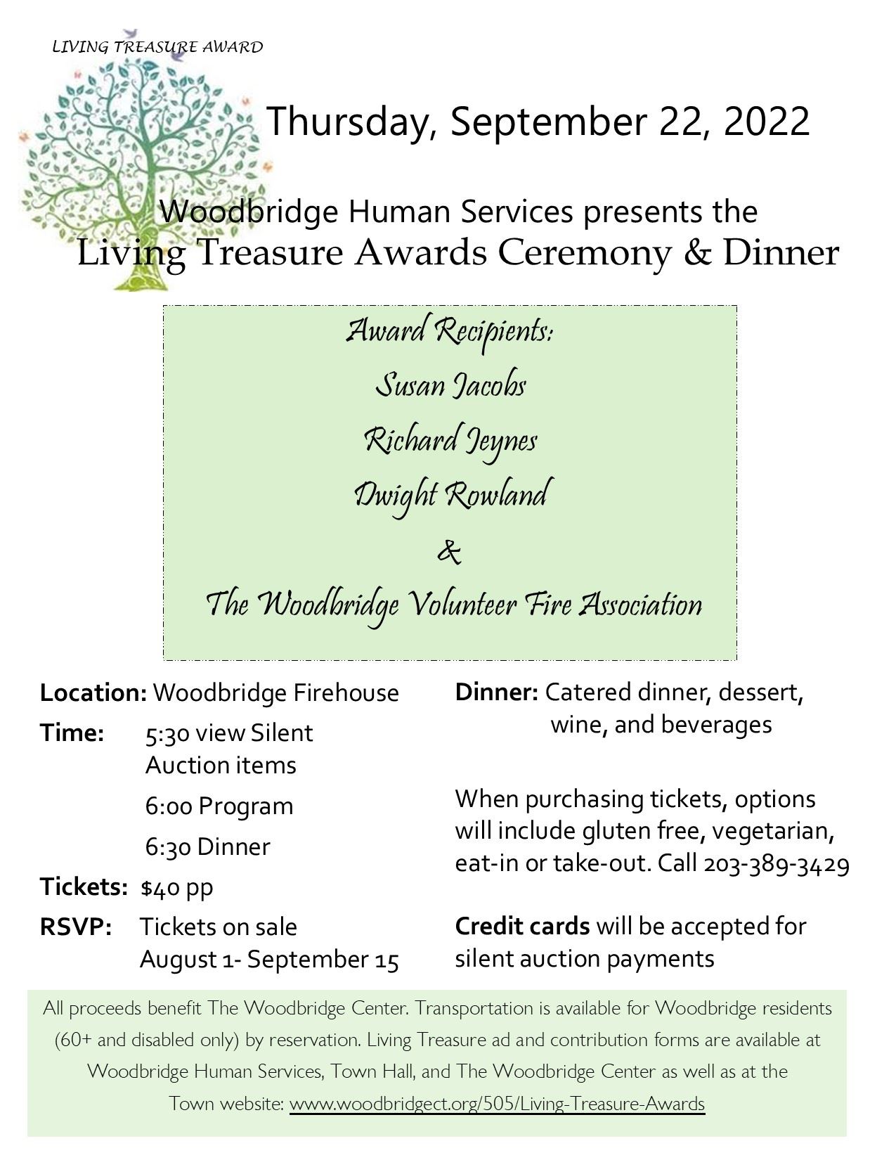 2022 Save the Date Flyer with winners